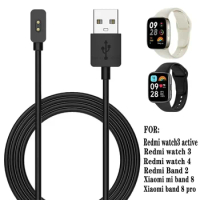 1m Fast Charging Cable For Redmi Watch 3 Active Magnetic Wristband USB Charger For Redmi Watch 3/Xiaomi Mi band 8 8pro Charger