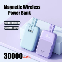 30000mAh Mini Portable Fast Charging Power Bank LED Digital Display Powerbank For iPhone Huawei Xiaomi Samsung