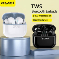 Awei T1pro TWS Earbuds Wireless Bluetooth Earphones With Mic Waterproof Bluetooth Headphones HiFi Stereo Sports Headset Gamer
