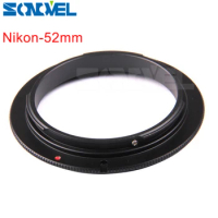 52mm Macro Lens Reverse Adapter Ring for Nikon AI AF Mount D7000 D7200 D5100 D5000 D3100 D3000 D300 D750 &amp; AF-S 18-55mm lens