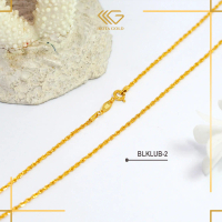 Kalung Emas Lilit Tambang Korea Kadar 375 (8K) Panjang 45cm Kode BLK42UB2 BLGLUB15