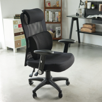 完美主義 高背可調式扶手電腦椅/辦公椅/附大腰枕(6色)