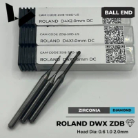 ZDB-30D-US ZDB-50D-US ZDB-100D-US Diamond Coated Bur for Zirconia MIlling Roland DWX50 DWX51 DWX52D 