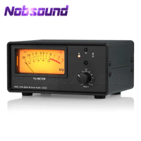 Nobsound VU102 2(1)-IN-1(2)-OUT Audio Selector Speaker Splitter Amplifier Switcher VU Meter with Remote Control