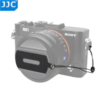 JJC DAITAC Sticker Lens Cap Keeper Holder W/ String For Sony RX1/RX1R/RX1R II/40.5mm/49mm/55mm Front Lens Cap