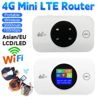 4G Mini LTE Router Outdoor Hotspot with Sim Card Slot Wireless Pocket Router Portable 3000mah 150mbps 4G LTE Router WIFI Type-C