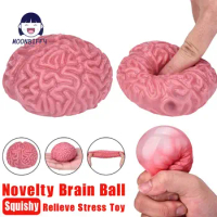 1pc Simple Antistress Fidget Toys Novelty Squishy Brain Toy Squeezable Fun Toys Relieve Stress Ball Cure Toy Novelty Funny Toy