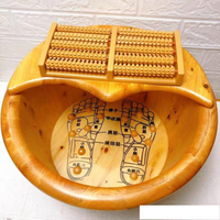 保溫泡腳桶木質家用木桶洗腳桶泡腳盆中式木盆實木足浴桶足療神器