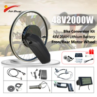 Electric Bicycle 48V 2000W Conversion Kit 20 26 27.5 700C 28 29'' Brushless Front Rear Hub Motor Wheel For Ebike Conversion Kit