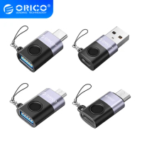 ORICO OTG Adapter Type-C USB C to USB2.0 OTG Adapter OTG Adapter Charging Data Sync Type-c Converter for iPhone 13 12 11 USB C