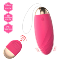 Mini Bullet Vibrator Clitoris Stimulator Wireless Jump Egg Remote Control Body Massager 10 Modes Vibrator For Women Vibrator Egg