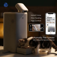 YYHC-App Controls Intelligent Auto Pet Food Feeder Cat Dog Slow Dry Food Dispenser Container Smart Automatic Pet Feeder With