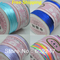FEDEX Free Shipping Chinese Knot Macrame Rattail/Satin Nylon Cord 1.5mm, 50yards/roll