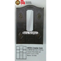 lemari pakaian/WRTM CHESTER DARK/3 Pintu Olympic jumbo