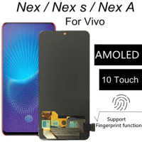 Original AMOLED For Vivo Nex 1805 Front LCD Display +Touch Screen Screen Digitizer Assembly for Vivo NEX A Nex S LCD Screen