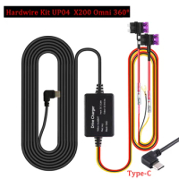 for 70mai Hardwire Kit UP04 X200 Parking Surveillance Cable for 70MAI Hardwire Kit X200 Omni 360°24H Parking Monitor Power Line