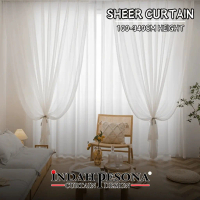 indahpesona.my - Langsir Tipis Syer Tingkap Siap Dibuat Mata Cangkuk (170cm-360cm)