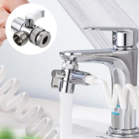Switch Faucet Adapter Kitchen Sink Splitter Diverter Valve Water Tap Connector For Toilet Bidet Shower Kitchen Accessories