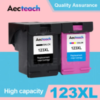 Aecteach 123 For HP123 123XL Ink Cartridge for HP DeskJet 1110 1111 1112 2130 2132 2134 Officejet 3830 3831 3832 3834 Printer