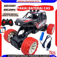 LC - RC Monster Cross Country Mobil Remote Control Offroad Car Mainan Anak RC MONSTER CAS MERAH