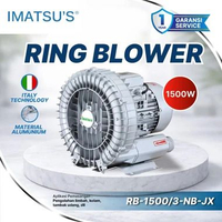 IMATSU Ring Blower 1.5 KW 1500 Watt 380V 2HP Air Pump Blower Tambak Kolam