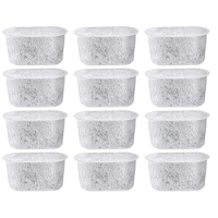 12 Pack Charcoal Water Filters For Cuisinart - Removes Chlorine, Odors From Water For Cuisinart Coffee Machines