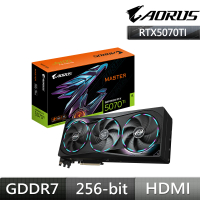【GIGABYTE 技嘉】AORUS RTX5070Ti MASTER 16G 顯示卡(組合包)