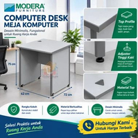 KLIKFURNITURE Meja Komputer Computer Desk Printer Desk CD 128 MODERA