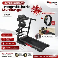 Treadmill Elektrik REDPANDA 592M GEN 2 Multifungsi Murah Listrik Lipat Portable Low Watt Gym Fitness