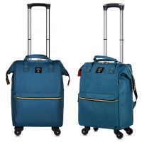 悅生活 GoTrip微旅行--25吋 學院風揹拉兩用前開式拉桿行李袋(拉桿後背包 拉桿包 行李箱 防潑水 登機箱)