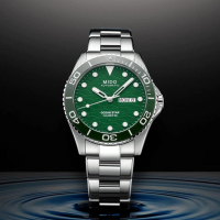 MIDO美度 官方授權 OCEAN STAR海洋之星陶瓷圈潛水機械腕錶 母親節 禮物 42.5mm/M0424301109100