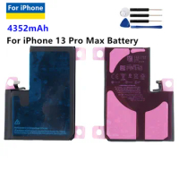 Battery For iPhone 13 Pro Max 13ProMax 4352mAh Real Capacity Built-in Li-polymer Bateria For Apple iPhone13 ProMax + Tools