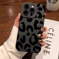 เคสโทรศัพท์ป้องกันกล้องลายเสือดาว สำหรับ iPhone 16 เคส iPhone 17 Air เคส iPhone 15/14/13/12/11 โปรแม