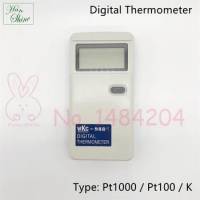 Handheld Digital Thermometer for Pt100 Pt1000 RTD Type K Thermocouple Temperature Indicator Display with Sensor