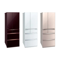 【MITSUBISHI 三菱電機】605L玻璃鏡面變頻六門冰箱(MR-WX61C)