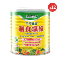 SENTOSA 三多 膳食纖維粉末食品X12罐 純素 菊苣纖維(350g/罐)