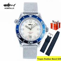 Heimdallr Mens Automatic Watch Titanium Sea Ghost Mechanical Watches Sapphire Glass 200m Diver NH35 Luxury Brand