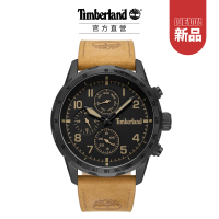 【Timberland】男錶CAMPTON系列 登峰之路日期窗腕錶 皮帶-小麥色44mm(TDWGF0055403)