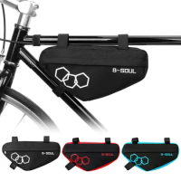 Bike Triangle Bag Bicycle Front Frame Tube Bag Frame Bag MTB Cycling Tool Accessories Storage Bags Pouch Bike Bags Cycling