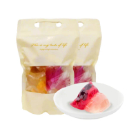 【樂活e棧】繽紛蒟蒻水果冰粽-藍莓口味12顆x2袋(端午 粽子 甜點 全素)