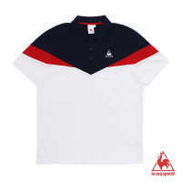 【LE COQ SPORTIF 公雞】短袖POLO衫 男-白-LON2181090