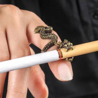 1pc Men's Cigarette Holder Ring Cigarette Holder