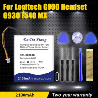 New 2100mAh 533-000018 Battery for Logitech G930, Gaming Headset G930 Headset G930, F540 MX Send Accompanying Tool
