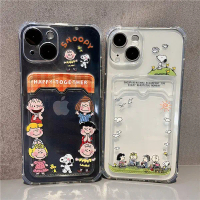 Lucu Snoopy Pola Kartun Case Bening Untuk Redmi Note 15 Pro Plus 5G 15 15C Note 10 10S Note 9S 9 Pro