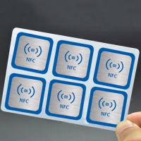 NFC Ntag213 TAG Sticker 13.56MHz NTAG 213 Universal Label RFID Key with 144 bytes memory