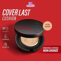 OMG Oh My Glam Coverlast Cushion 15g | Cusion Foundation Skin Tint High Coverage Dewy Finish Cushion