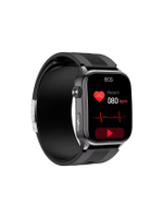 Well Mi AIR2 Smartwatch นาฬิกาสุขภาพ ECG ความดันระบบ Air Pump รับสายโทรออก - Black