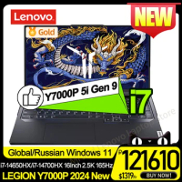 Lenovo Legion Y7000P 2024 E-sports Gaming Laptop i7-14650HX/14700HX RTX4060/RTX4070 16inch 2.5K 165Hz Screen Game Notebook PC