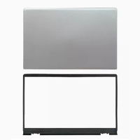 LCD Back Cover Case + hinge for Dell Inspiron 15 3510 3511 3515 3520 3521 3525 silver