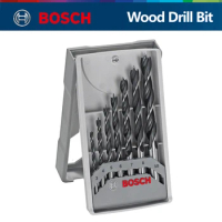 Bosch 2607017034 Wood X-Pro Drill Bit Set 3/4/5/6/7/8/10mm High Speed Steel Woodworking Twist Drilling Bits